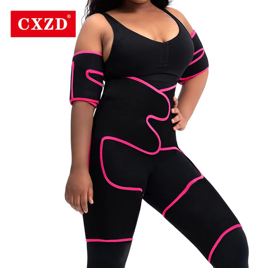 New Sauna Waist Trainer Corset Sports Abdomen Belt Thigh Shapers Forming Workout Fitness Tummy Control Strap Slimming
